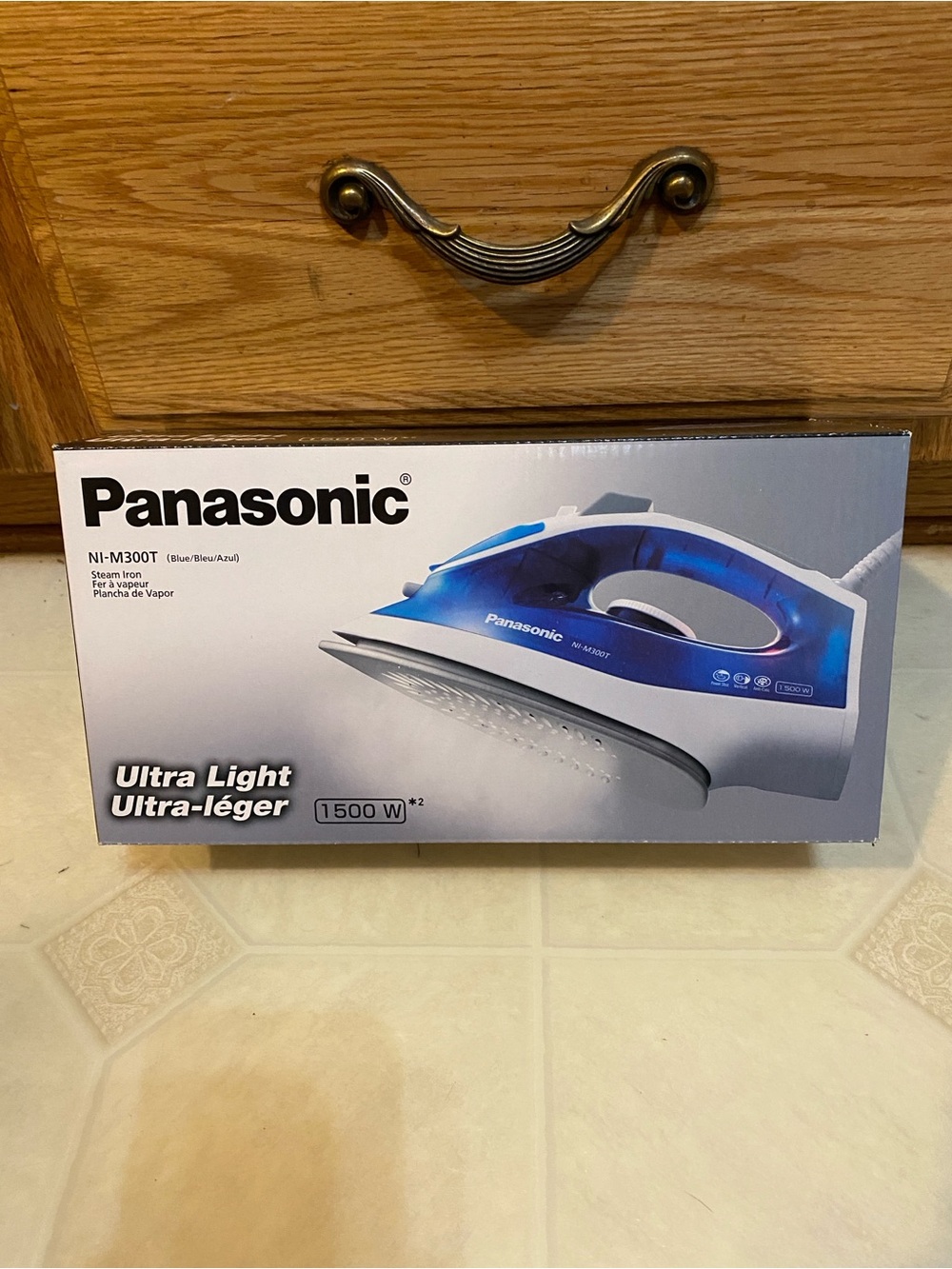 Panasonic Blue and White Ultra Light Steam Iron (1500W)